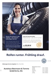 Aktueller Volkswagen Prospekt mit Auto, "Der Frühling startet mit Power", Seite 1