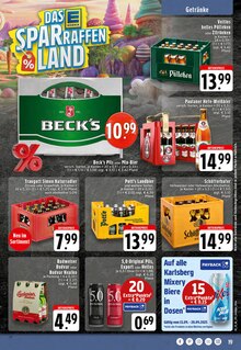 Bier im EDEKA Prospekt "Aktuelle Angebote" mit 24 Seiten (Stolberg (Rheinland, Kupferstadt))