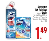 WC-Reiniger oder -Stein Angebote von Domestos bei EDEKA Memmingen für 1,49 €