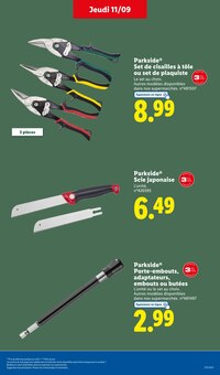 Promotion Projecteur dans le prospectus Lidl, valable du 11/09/2025 au 17/09/2025 Promo Projecteur dans le catalogue Lidl du moment à la page 41