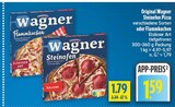Steinofen Pizza Elsässer Art Angebote von Wagner bei diska Hof für 1,59 €