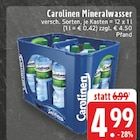 Mineralwasser Angebote von Carolinen bei EDEKA Lemgo für 4,99 €