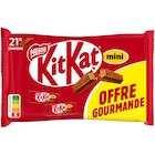 Mini Barres Kit Kat "Offre gourmande" - NESTLÉ en promo chez Carrefour Market Mini Barres Kit Kat "Offre gourmande" - NESTLÉ dans le catalogue Carrefour Market