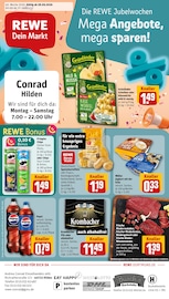Cola im REWE Prospekt in Hilden Aktueller REWE Prospekt mit Cola, "Dein Markt", Seite 1