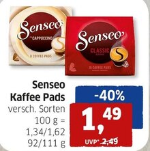 Kaffee Pads bei BUDNI in Mannheim Kaffee Pads im Angebot bei BUDNI Mannheim für 1,49 €