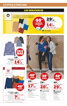 Promo Baskets Femme dans le catalogue Super U du moment à la page 2