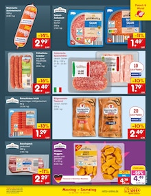 Wurst im Netto Marken-Discount Prospekt "Aktuelle Angebote" mit 69 Seiten (Duisburg)