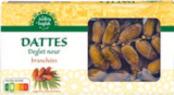 Dattes branchées - LES JARDINS DE LAYLAH en promo chez Aldi Dattes branchées - LES JARDINS DE LAYLAH dans le catalogue Aldi