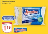 Geschirrschwamm von Spontex im aktuellen GLOBUS Prospekt