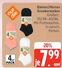 Damen/Herren Sneakersocken Angebote von nur die bei E center Rostock für 7,99 €