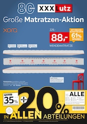 Aktueller XXXLutz Möbelhäuser Möbel & Einrichtung Prospekt in Kröppelshagen-Fahrendorf und Umgebung, "Große Matratzen-Aktion" mit 12 Seiten, 08.09.2025 - 21.09.2025