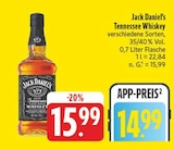 nah und gut Bockau - Tennessee Whiskey Angebot im Prospekt Tennessee Whiskey bei nah und gut im Bockau Prospekt für 14,99 €