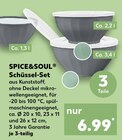 Schüssel-Set im Angebot bei Kaufland in Magdeburg Schüssel-Set Angebote von SPICE&SOUL bei Kaufland Magdeburg für 6,99 €