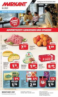 Markant Nordwest Esterwegen Prospekt der aktuellen Woche, gültig von 01.12.2025 bis 06.12.2025 Aktueller Markant Nordwest Esterwegen Prospekt "DER MARKT FÜR GUTES ESSEN UND TRINKEN" mit 16 Seiten