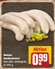 Rostbratwurst im Angebot bei REWE in Lahr Rostbratwurst Angebote von Meister bei REWE Lahr für 0,99 €