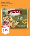 Knäcke im Angebot bei GLOBUS in Oberhausen Knäcke Angebote von Burger bei GLOBUS Oberhausen für 1,00 €