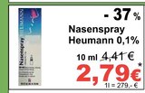 Aktuelles Nasenspray 0,1% Angebot bei GLOBUS in Halle (Saale) ab 2,79 €