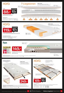 Matratze im XXXLutz Möbelhäuser Prospekt "BLACK SHOPPING WEEK" mit 20 Seiten (Hannover)