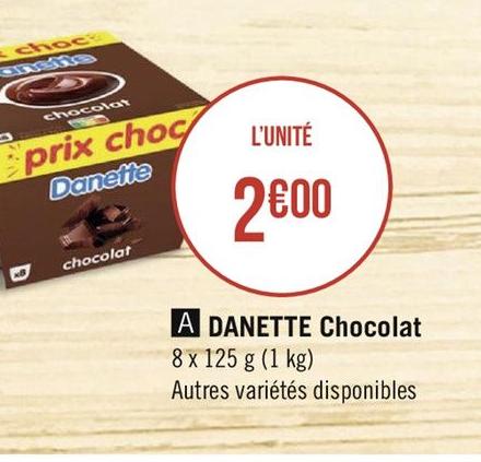 Géant Casino Rosny-sous-Bois - DANETTE Chocolat Promo DANETTE Chocolat dans le catalogue Géant Casino Priorité aux promos à Rosny-sous-Bois