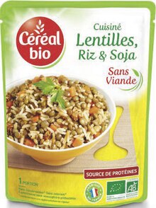 Casino Supermarchés Les Bossons - Cuisiné Lentilles, Riz & soja Promo Cuisiné Lentilles, Riz & soja dans le catalogue Casino Supermarchés "Sélection BIO" à Les Bossons