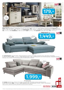 Couch im XXXLutz Möbelhäuser Prospekt "junges wohnen" mit 20 Seiten (Nürnberg)