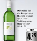 Riesling trocken bei EDEKA im Prospekt "" für 4,29 €