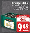 Aktuelles Bitburger Stubbi Angebot bei E center in Marl ab 9,49 €