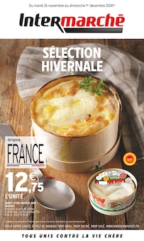 Prospectus Intermarché à Vulbens, "SÉLECTION HIVERNALE", 8 pages de promos valables du 26/11/2024 au 01/12/2024