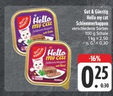 Hello my cat Schlemmerhappen mit Ente Angebote von Gut & Günstig bei EDEKA Suhl für 0,25 €