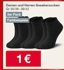 Damen und Herren Sneakersocken Angebote bei Woolworth Saarbrücken für 1,00 €