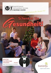 Aktueller Sanitätshaus Bernd Horr Sanitätshaus Prospekt in Bad Dürkheim und Umgebung, "Schenken Sie Gesundheit!" mit 6 Seiten, 13.11.2024 - 31.01.2025