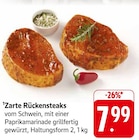 Aktuelles Zarte Rückensteaks Angebot bei EDEKA in Karlsruhe ab 7,99 €
