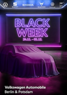 Volkswagen Prospekt BLACK WEEK mit 1 Seite