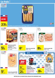 Offre Poulet Fermier dans le catalogue Carrefour du moment à la page 40
