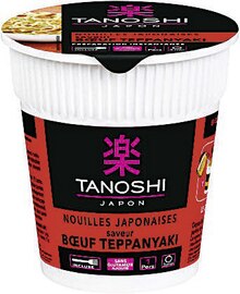 Nouilles Japonaises saveur Boeuf Teppanyaki - Géant Casino à Saint-Ouen Nouilles Japonaises saveur Boeuf Teppanyaki en promo chez Géant Casino Saint-Ouen à 0,85 €