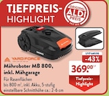 Mähroboter MB 800, inkl. Mähgarage Angebote von Yard Force bei ALDI SÜD Monheim für 369,00 €