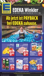 EDEKA Prospekt für Herrnhut mit 28} Seiten EDEKA Prospekt für Herrnhut: "Wir lieben Lebensmittel!", 28 Seiten, 13.01.2025 - 18.01.2025