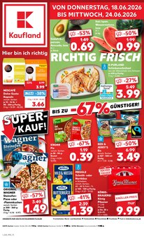 Eis im aktuellen Kaufland Prospekt (Aachen) Eis im Kaufland Prospekt "Hier bin ich richtig" mit 65 Seiten (Aachen)