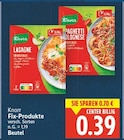 Fix-Produkte Lasagne von Knorr im aktuellen E center Prospekt
