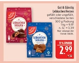 Lebkuchen Herzen gefüllt Angebote von Gut & Günstig bei Marktkauf Schweinfurt für 2,99 €