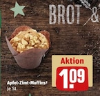 Apfel-Zimt-Muffins von BROT & MEHR im aktuellen REWE Prospekt für 1,09 €