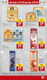 Prix et réduction Cheesecake dans le prospectus Aldi en cours Offre Cheesecake dans le catalogue Aldi du moment à la page 23