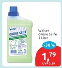 Grüne Seife von Walter im aktuellen budni Prospekt