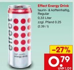 Aktuelles Effect Energy Drink Angebot bei Netto Marken-Discount in Ettlingen ab 0,79 €
