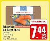 Bio-Lachs-Filets bei EDEKA im Prospekt "" für 7,44 €