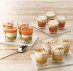Verrines truite fromage frais ou thon chorizo ou courgettes chèvre poivrons en promo chez Super U Verrines truite fromage frais ou thon chorizo ou courgettes chèvre poivrons dans le catalogue Super U