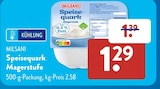 Speisequark Magerstufe von MILSANI im aktuellen ALDI SÜD Prospekt für 1,29 €