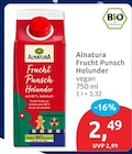 Frucht Punsch Holunder von Alnatura im aktuellen budni Prospekt