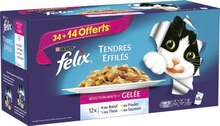 Géant Casino Suresnes - Effilés en gelée bœuf pour chat Promo Effilés en gelée bœuf pour chat dans le catalogue Géant Casino "Le grand live des marques" à Suresnes