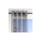 Rideau voilage  maille ajourée grise à Décor Discount dans Couffoulens